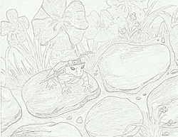 The Littlest Frog coloring page 3